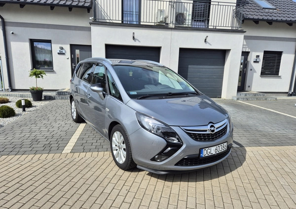 Opel Zafira cena 35500 przebieg: 166000, rok produkcji 2015 z Głogów małe 352